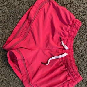 Pink Lululemon shorts